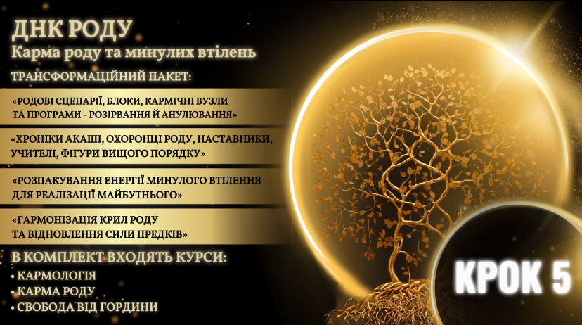 Крок 5: Я і Батьки - ДНК Роду